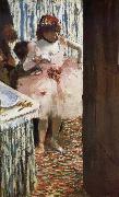 Edgar Degas The actress in the tiring room china oil painting reproduction